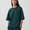 Felpa oversize in felpa francese pesante