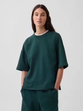 Felpa oversize in felpa francese pesante
