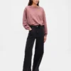 Felpa oversize in felpa francese pesante