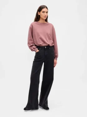 Felpa oversize in felpa francese pesante