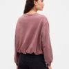 Felpa oversize in felpa francese pesante