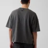 Felpa oversize in felpa francese pesante