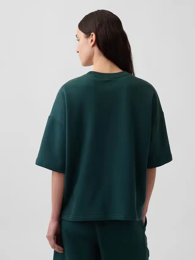 Felpa oversize in felpa francese pesante