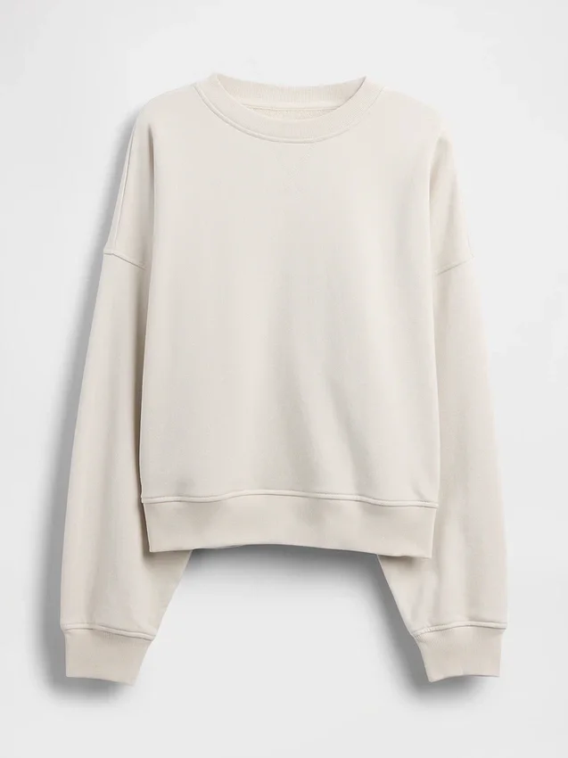 Felpa oversize in felpa francese pesante