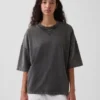 Felpa oversize in felpa francese pesante