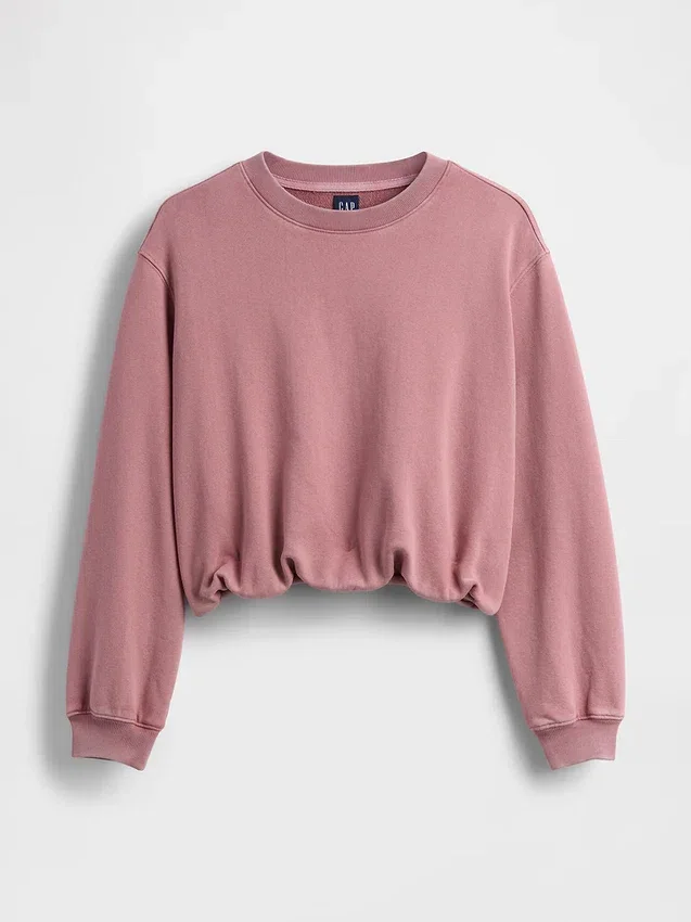 Felpa oversize in felpa francese pesante