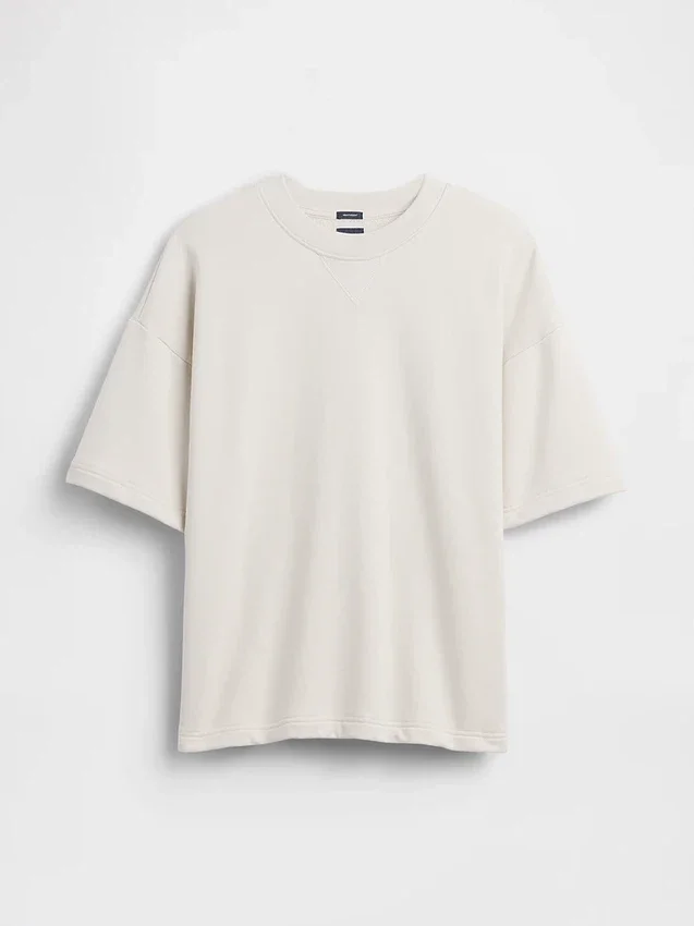 Felpa oversize in felpa francese pesante