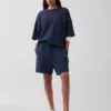 Felpa oversize in felpa francese pesante