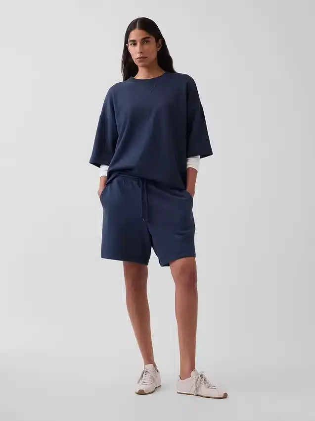 Felpa oversize in felpa francese pesante