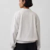 Felpa oversize in felpa Vintagesoft con collo alto e logo