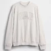 Felpa oversize in felpa Vintagesoft con collo alto e logo