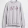 Felpa oversize in felpa Vintagesoft con collo alto e logo