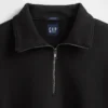 Felpa oversize per adulti con zip a un quarto