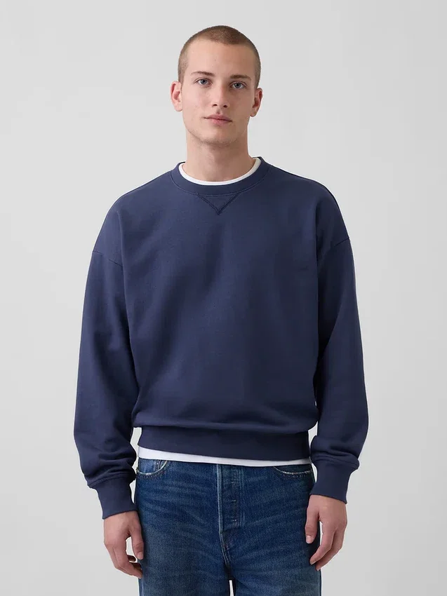 Felpa oversize per adulti in felpa francese pesante