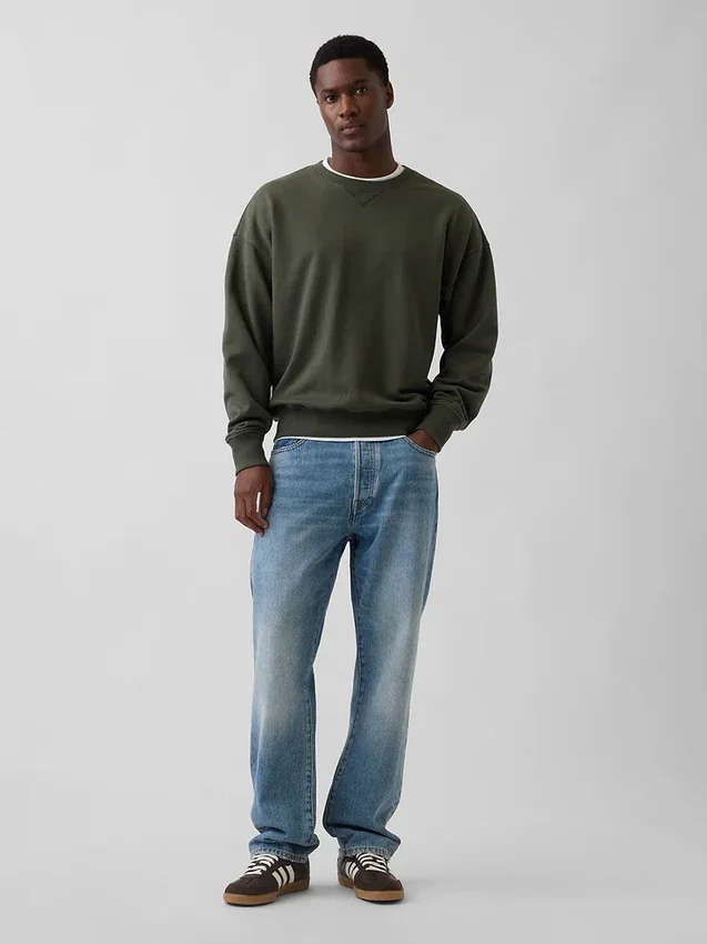 Felpa oversize per adulti in felpa francese pesante