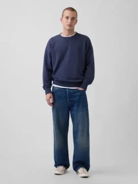 Felpa oversize per adulti in felpa francese pesante
