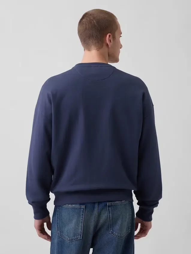 Felpa oversize per adulti in felpa francese pesante