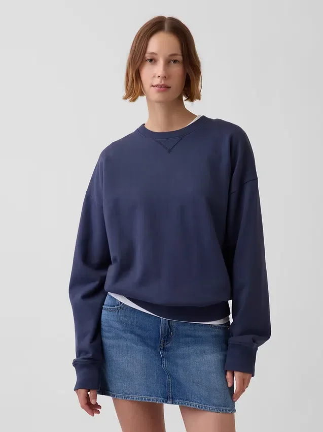 Felpa oversize per adulti in felpa francese pesante