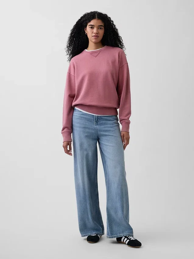 Felpa oversize per adulti in felpa francese pesante