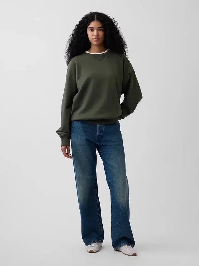 Felpa oversize per adulti in felpa francese pesante