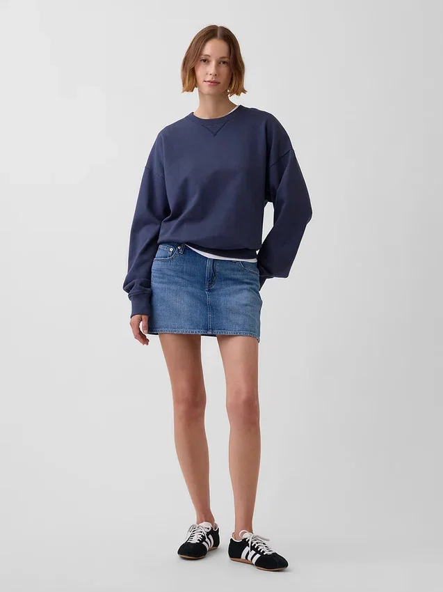 Felpa oversize per adulti in felpa francese pesante