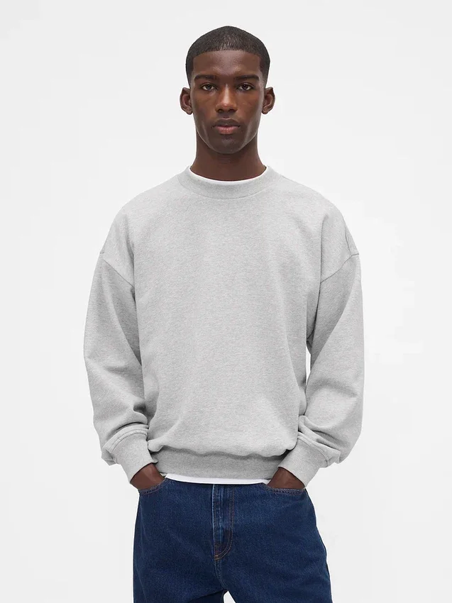 Felpa oversize pesante per adulti