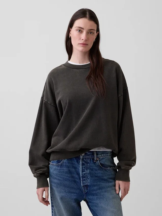 Felpa oversize pesante per adulti