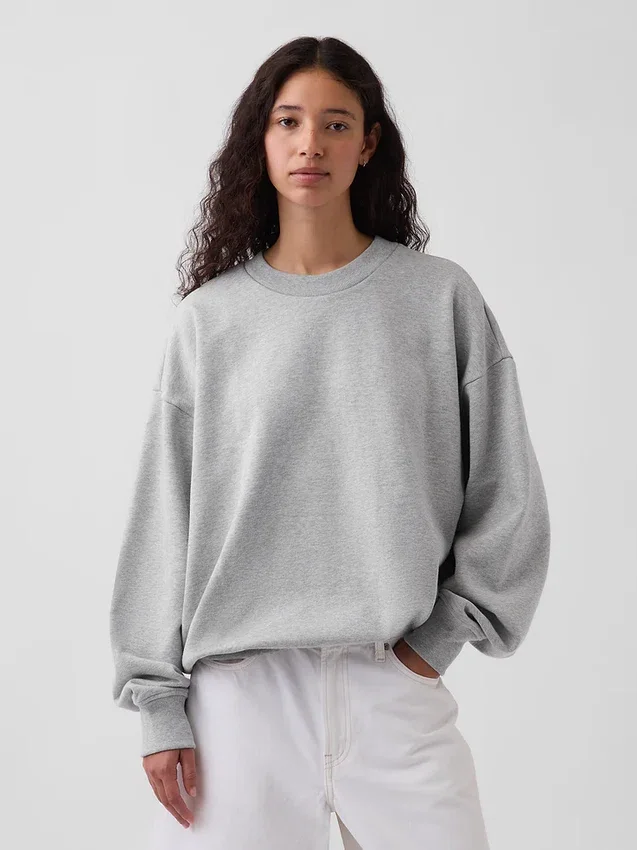 Felpa oversize pesante per adulti