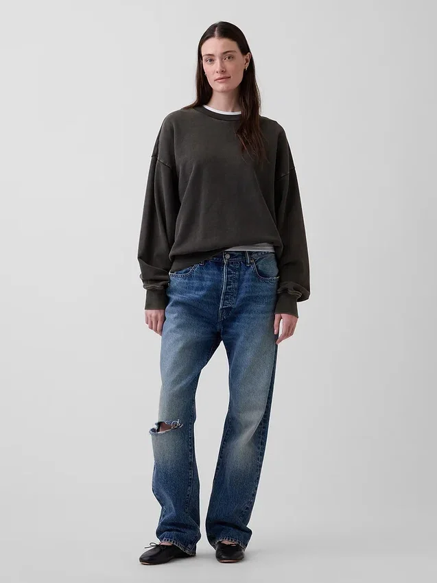 Felpa oversize pesante per adulti