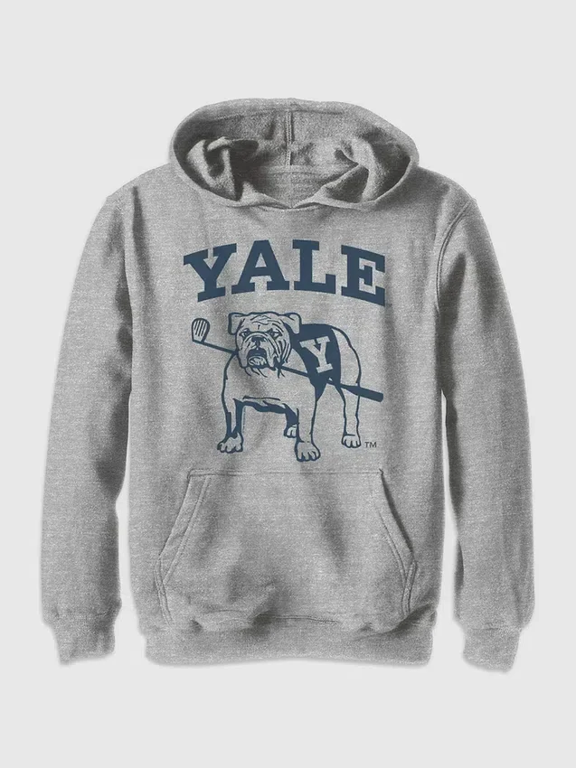 Felpa per bambini con grafica dell’Università di Yale