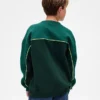 Felpa per bambini Vintagesoft con logo a blocchi di colore