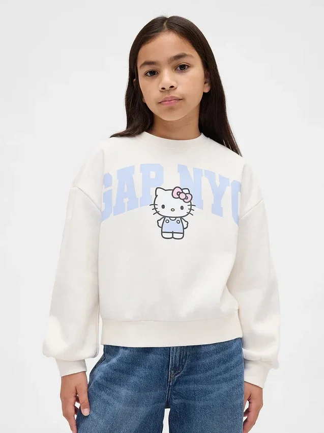 Felpa per bambini Vintagesoft con logo Hello Kitty