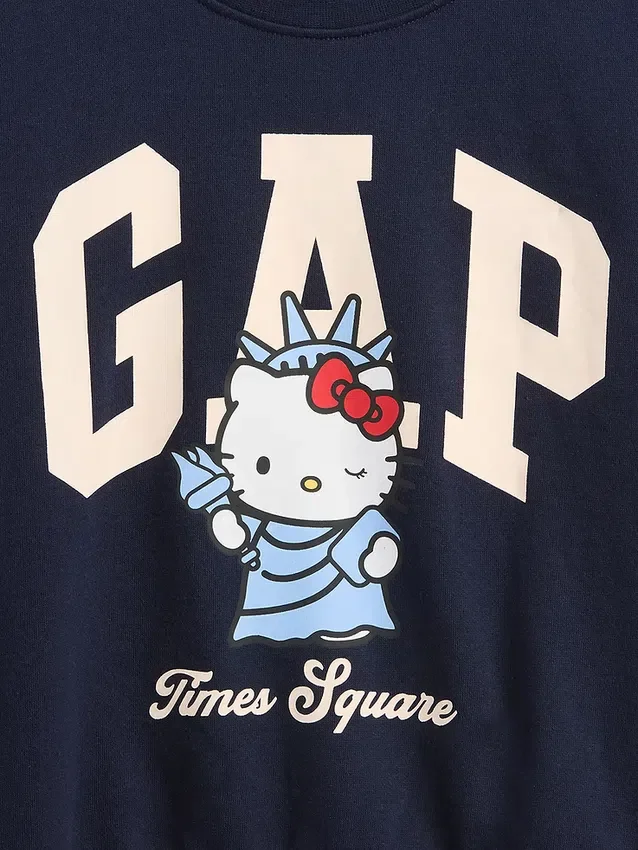 Felpa per bambini Vintagesoft con logo Hello Kitty