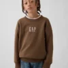 Felpa per bambini Vintagesoft con logo, vestibilità comoda