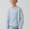Felpa per bambini Vintagesoft con logo, vestibilità comoda