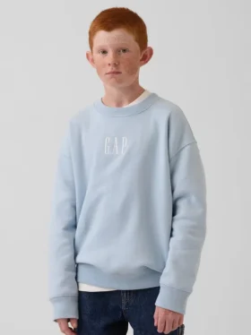 Felpa per bambini Vintagesoft con logo, vestibilità comoda