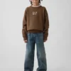 Felpa per bambini Vintagesoft con logo, vestibilità comoda