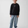 Felpa per bambini Vintagesoft con logo, vestibilità comoda