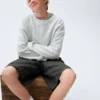 Felpa per bambini Vintagesoft con logo, vestibilità comoda