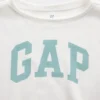 Felpa per bambini Vintagesoft in felpa a riccioli con collo ampio e logo