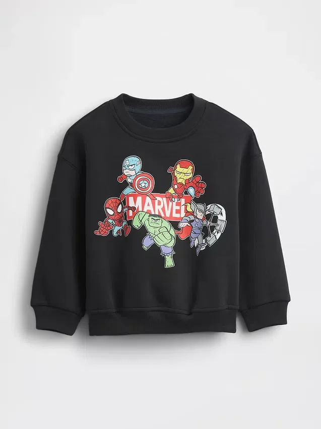 Felpa per neonato & bebè Vintagesoft con logo Marvel