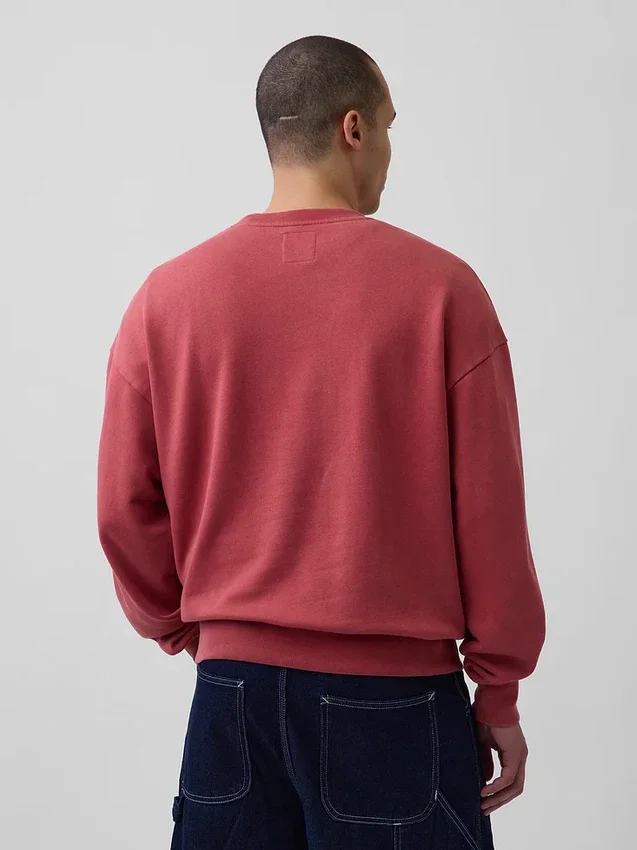 Felpa pesante con logo Keith Haring