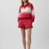 Felpa polo oversize in spugna Vintagesoft