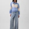Felpa polo oversize in spugna Vintagesoft