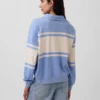 Felpa polo oversize in spugna Vintagesoft