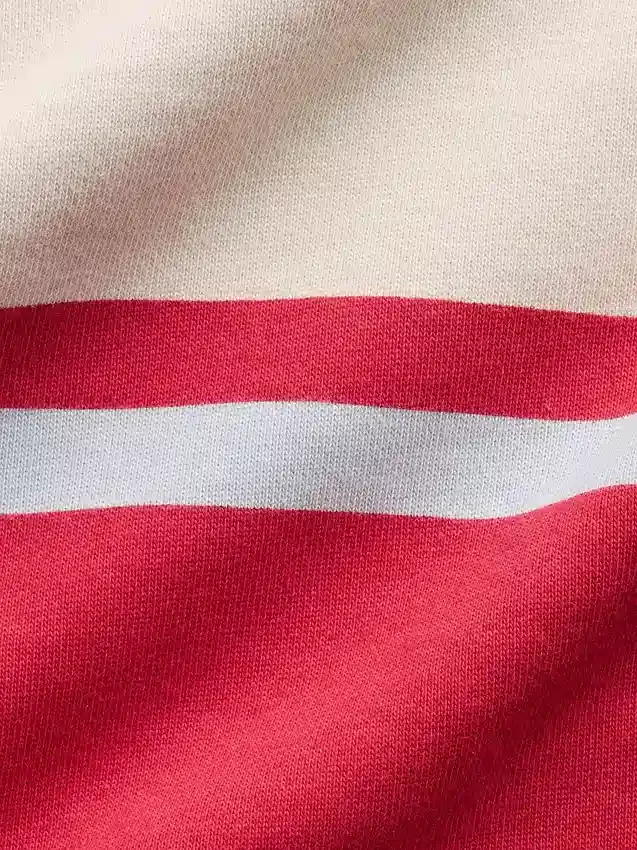 Felpa polo oversize in spugna Vintagesoft