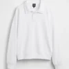 Felpa polo oversize in spugna Vintagesoft
