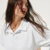 Felpa polo oversize in spugna Vintagesoft