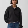Felpa polo oversize pesante per adulti