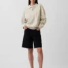 Felpa polo oversize pesante per adulti